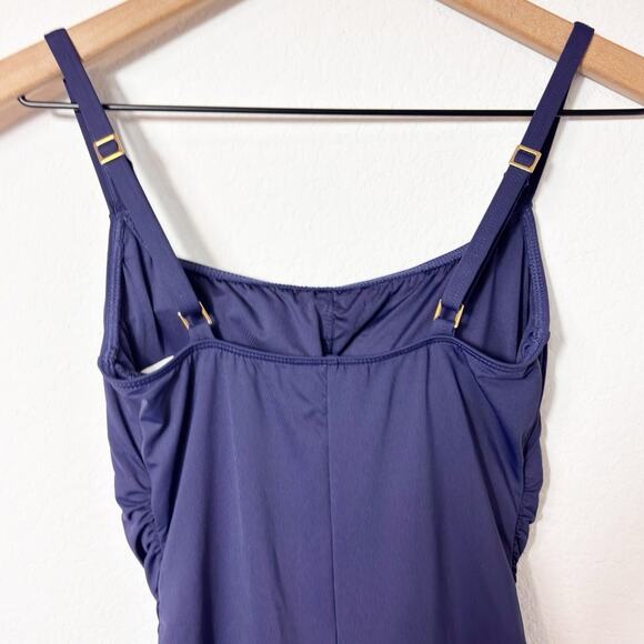 LA BLANCA INDGO ISLAND GODDESS ONE PIECE WOMEN SWIMSUIT SIZE 4 LB01G24 BRAND NEW - Picture 8 of 9